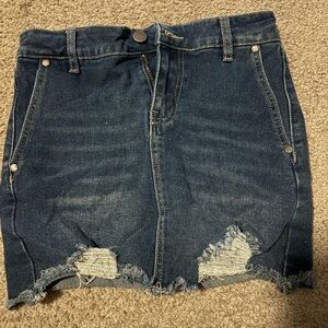 PTCL blue denim skirt